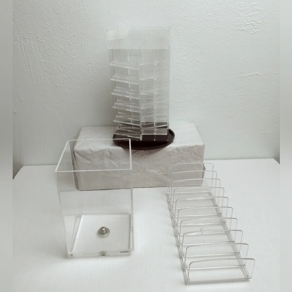 Storage Make-up Acrylic Storage Bundle Of 3 Clear